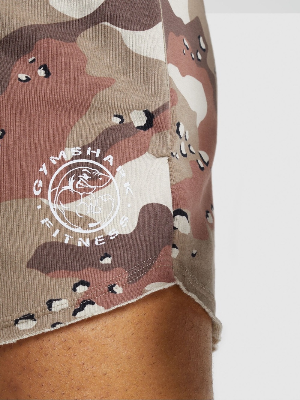 Gymshark Legacy 4" Shorts Cement Brown men’s size medium NWT - Picture 5 of 8